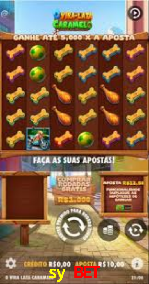 Interface do App sy bet